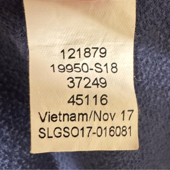 REI Men's Navy Zip-Up Sweater - Picture 4 of 7